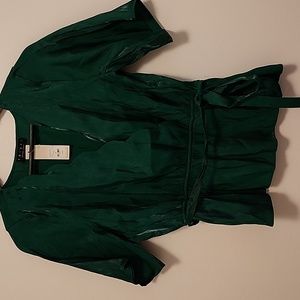 Trixxi  women blouses size M color emerald